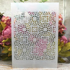 TIAMECH A4 Reusable Damask Frame Stencil - Image 2