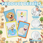Watersay 24 Pack Unfinished Adhesive Sand Art Painting Boards Peel Stick - Image 3