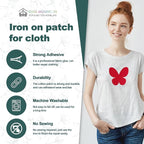 Iron on Patches for Clothes, 8 Pieces Patches for Cloth, 100% Cotton Fabric - Image 2