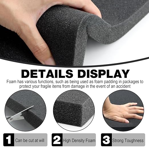 4PCS High Density Polyurethane Foam Sheets - Image 3