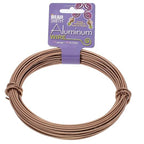 The Beadsmith Anodized Aluminum Wire – 12 Gauge – 39 feet – Light Copper Color by TheBeadsmith