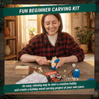 BeaverCraft DIY06 Santa Whittling Kit – Wood Carving Kit - Image 2