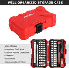 FASTPRO 31-Piece Precision Hobby Knife Set, Craft Knives - Image 5