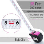 Mr. Pen- Retractable Tape Measure 25 ft, Easy Read | Steel Retractable - Image 2