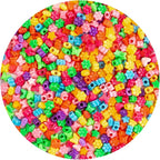800PCS Pony Beads, Kandi Beads for Bracelets Making Kit, Hair Braids Crafts - Image 2
