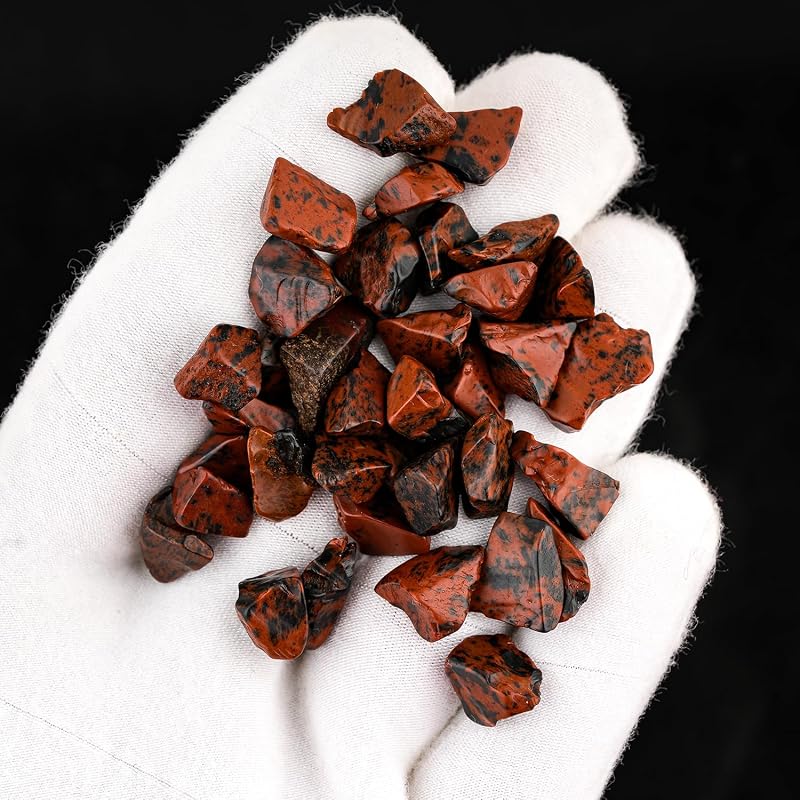 ColouredRocks 100 carats Mahogany Obsidian Crystals, Raw Stones, Rough Gemstones - Image 4