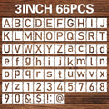 Marspark 66 Pcs Small Stencils for Crafts Reusable 3 Inch Stencils for Painting by Marspark