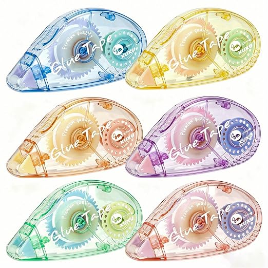 XUXU Colorful Scrapbooking Tape Glue Tape Adhesive Dots Tape Double Sided Tape by XUXU