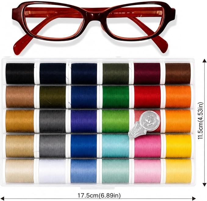 LEONIS 30 Color All-Purpose Polyester Sewing Threads 100 m / 110 yds Each - Image 7