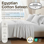 California Design Den 100% Egyptian Cotton Pillow Cases Standard Size Set of 2 - Image 3