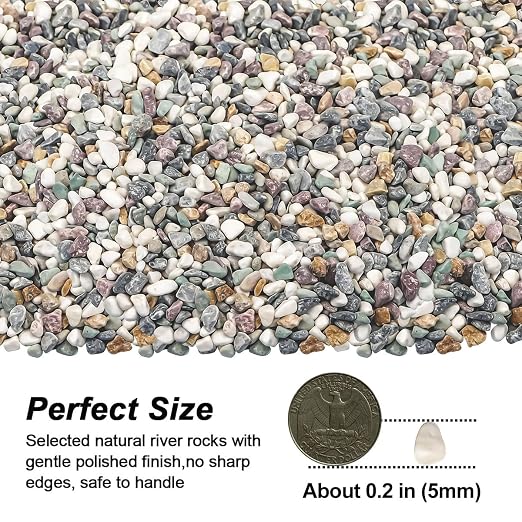 River Rocks, Landscaping Pebbles, Decorative Ornamental Pebbles, Garden - Image 2