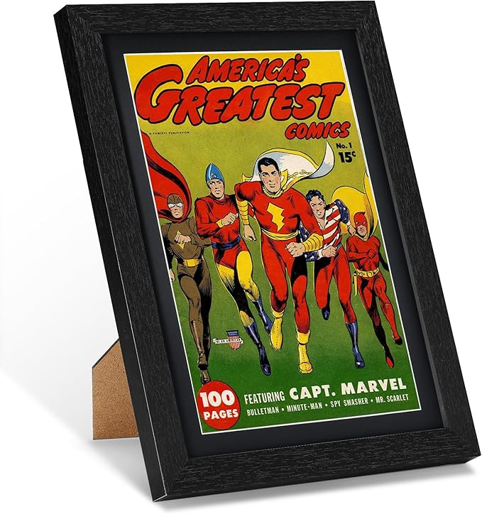JupDec Comic Book Frame, Premium Wood Display Case by JupDec