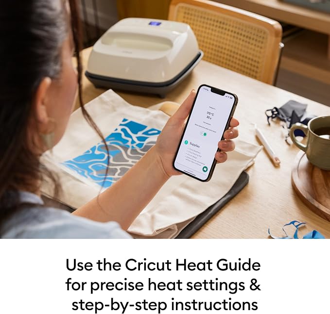 Cricut EasyPress® SE Taupe – 9 x 9 Heat Press + EasyPress Mat, 12 x 12 | 9 in x - Image 6