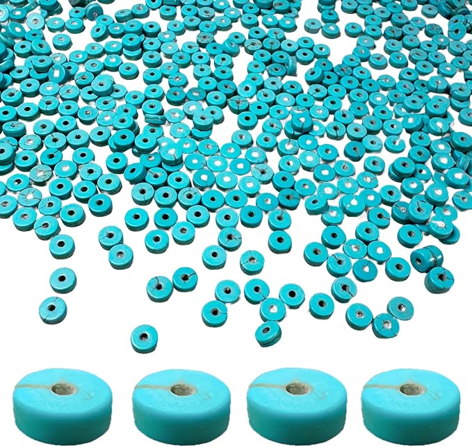 Turquoise Heishi Beads Bulk for Jewelry Making by PAMIRTONG