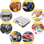 Hardware Organizer Box 34 Compartments Small Parts Organizer - Image 7