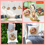 Zhenqing 4-Piece Animal Cross Stitch Kit - Image 8