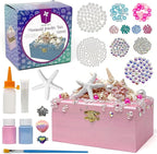 Pinwheel Crafts Mermaid DIY Jewelry Box Kit by PinwheelCrafts