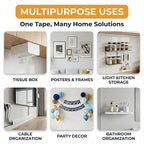 Double Sided Tape Heavy Duty, Picture Hanging Adhesive Strips - Image 8