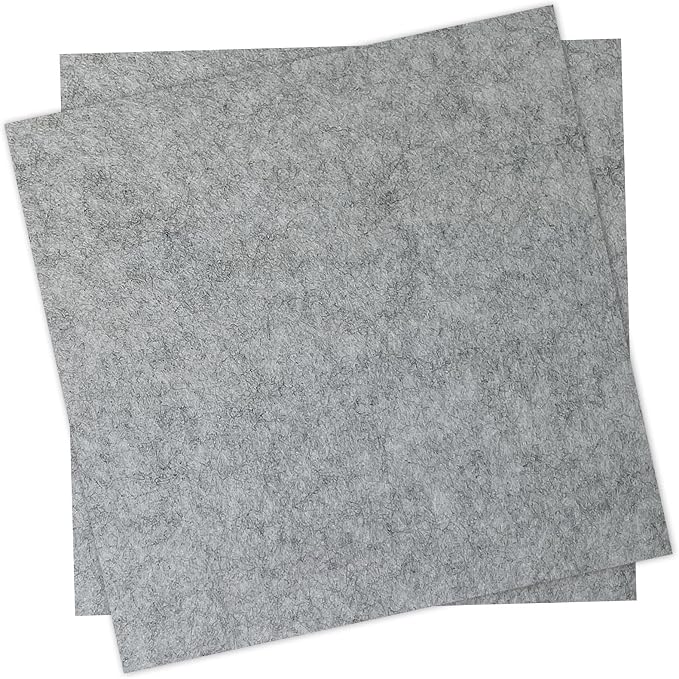 12" x 12" Felt Fabric Sheets for Crafts, 1mm Thick, Squares Felt Paper for by YHOLSDAS