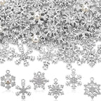 Landical 50 Pcs Winter Snowflake Charms by Landical