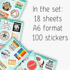 100Pcs Sobriety Stickers Bulk for Water Bottle, Laptop - Image 2