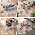 AIRHOP 18 PCS Gym Floor Mat, EVA Foam Puzzle Gym Mat, High-Density Interlocking - Image 7
