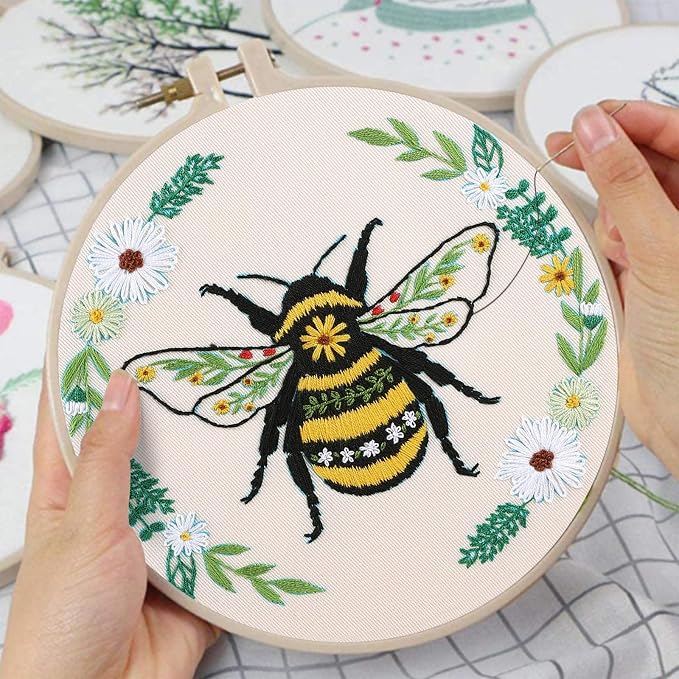 Louise Maelys Bee Embroidery Kit - Image 3