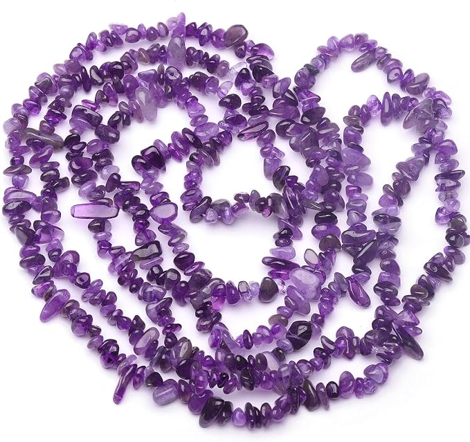 400pcs Natural Chip Stone Beads - Image 3