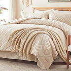 Zzlpp King Size Comforter Set 7 Pieces, All Season Boho Bedding Sets - Image 2