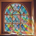 Window Privacy Film, Static Cling Stained Glass Window Film Decorative by Anewlookinnotime