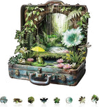 Fantasy Forest Adult Puzzles Suitcase Garden Nature Rain Forest Landscape Water by Jollitot