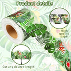 69 Feet Tropical Leaves Patterns Bulletin Board Borders Jungle Leaves Border - Image 3
