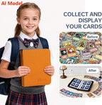 4 Pocket Card Binder for 400 Cards, Premium PU Zipper Card Collection Album - Image 6