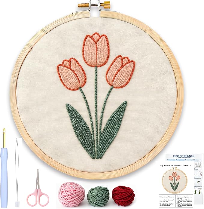 AohaiNova Punch Needle Kits for Adults Beginner, Punch Needle Starter Kit Easy by Unknown