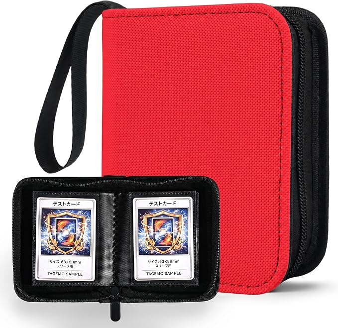 Mini Trading Card Binder Album, 1 Pocket Card Binder by Tagemo