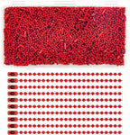 300Pcs Stainless Steel Ball Chain Set, 2.4mm Bead Chains 10 Colors 3.9 Inch by ELANE
