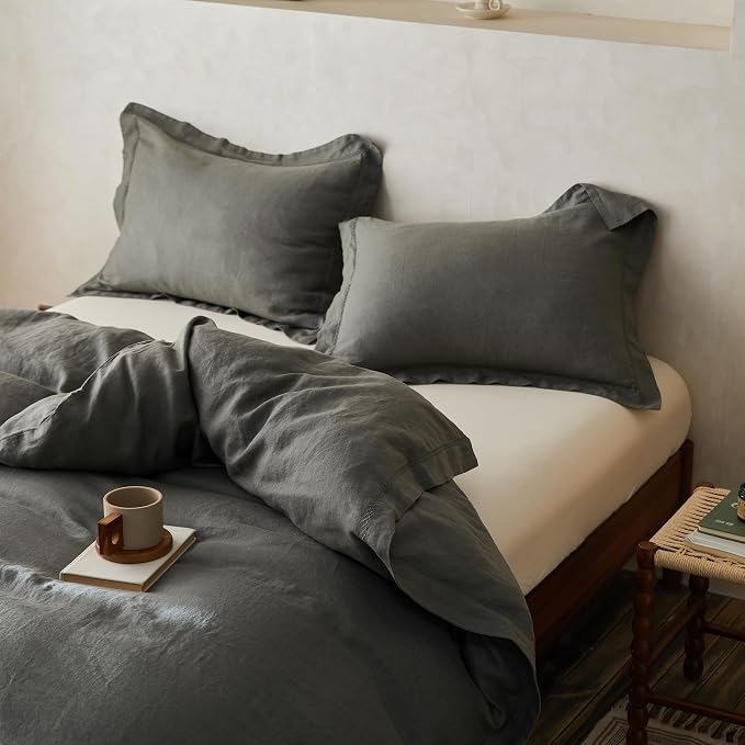 Simple&Opulence 100% Linen Duvet Cover Set - Image 8