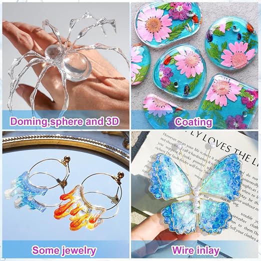 LET'S RESIN UV Resin, 200g High Viscosity Crystal Clear Thick UV Resin Kit - Image 6