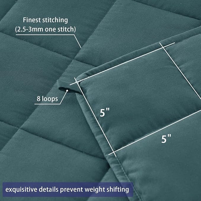 yescool Weighted Blanket for Adults Cooling Heavy Blanket for Sleeping Perfect - Image 4