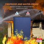 400-Pocket Fireproof Coin Collection Book & 36 Paper Money Organizer Binder | - Image 2