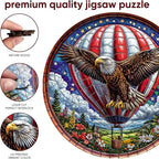 Reouinty Flower Eagle Wooden Puzzle - Image 5