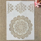 TIAMECH A4 Reusable Intricate Mandala Stencil - Image 2