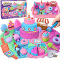 Golray Ice Cream Sensory Bin for Girls, Play Sand Art Kit by Golray
