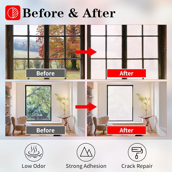 Frosted Glass Paint Kit - 16OZ Privacy Glass Paint - Image 3