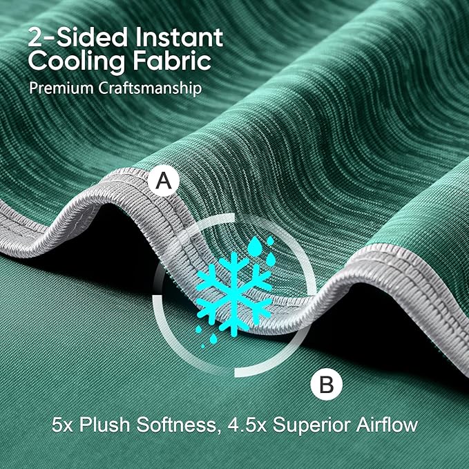 KMUSET Cooling Blanket Twin XL, Double Sided Summer Cooling Blankets - Image 3