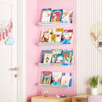 upsimples 4 Pcs 15" Iridescent Acrylic Shelves - Image 2