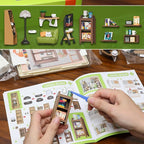 DIY Miniature Living Room Dollhouse Kit - Image 4