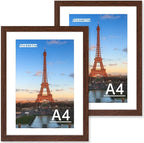 FIXSMITH A4 Picture Frame Set of 2, Display Pictures 6x8 by FIXSMITH