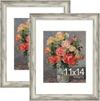 Vittanly 11x14 Picture Frames Set of 2, Ornate Vintage Photo Frame by Vittanly