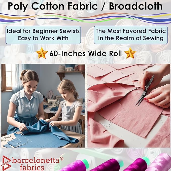 Barcelonetta | Poly Cotton Fabric - Image 3